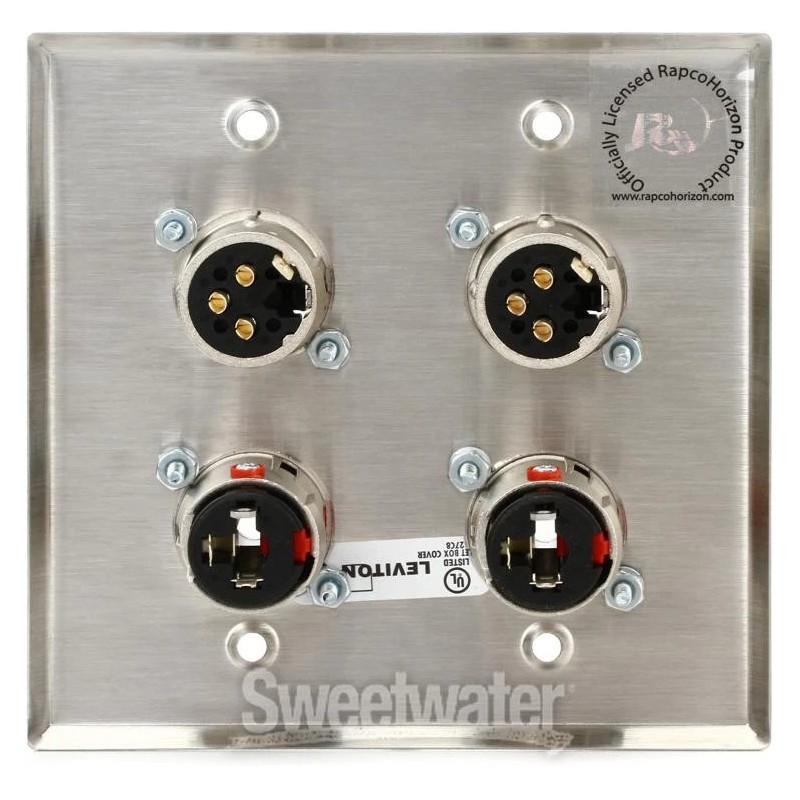 Pro Co WP2040 Double Gang (2) XLRF - (2) TRSF