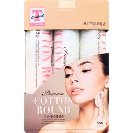 Traders Premium Cotton Cotton Pads 900 Sheets / 트레이더스 프리미엄 순면 화장솜 900매