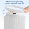 Pukomc Smart Induction Waterproof Trash Can for Bathroom, Bedroom, Office
