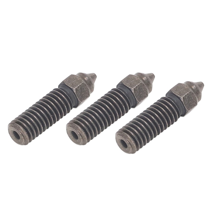 3PCS Hardened Steel Nozzles High Flow Nozzle Kit 3D Printer