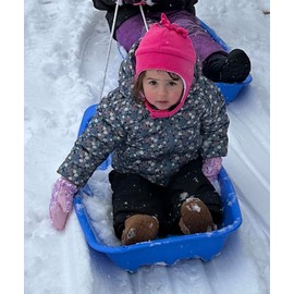 N'Ice Caps Kids Waterproof Snow Mittens Cold Weather Thinsulate Insulated (4-5 Years, Light Pink)