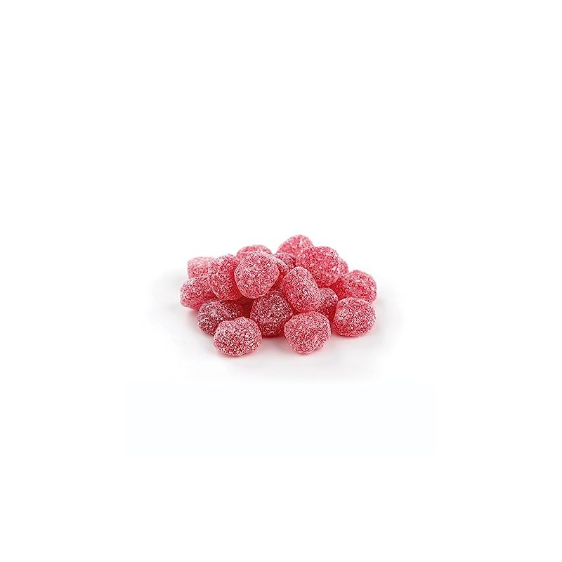 Sour Cherry Gummy Buttons by HolanDeli. Weight : 12oz