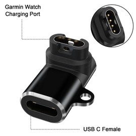 Vancle 3 St1ck USB C auf Watch Ladeadapter, USB C Ladekabel Adapter f1r Vivoactive 5 4 3 3S 4S, Venu Sq/Sq 2 / Venu2/ Venu 2 Plus, Forerunner 55/165 / 255, Tragbarer Ladeger?t