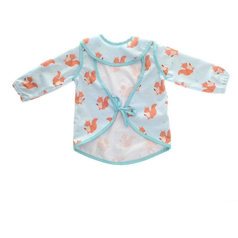 Ziggle Squirrels coverall bib