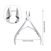 3 Pieces Cuticle Nippers Cuticle Nippers Cuticle Cutter Stainless Steel