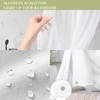 Tititex No Hooks Snap in Liner Green Eucalyptus Leaves Shower