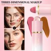 3-Pack Contour, Highlighter & Blush Set - Long-Lasting, Natural, Lightweight,