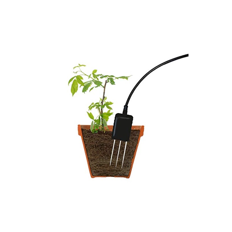 UbiBot RS485 Soil Temperature and Moisture Sensor, Stainless Soil Probe