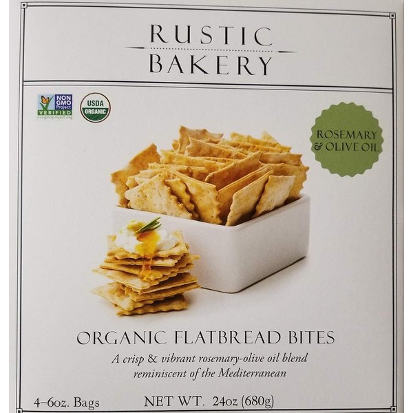 Rustic Bakery Orgánica masa de pan plano – romero y aceite de oliva 24 oz