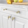 Amerdeco 10 Pack Brushed Satin Nickel and Gold Cabinet Pulls