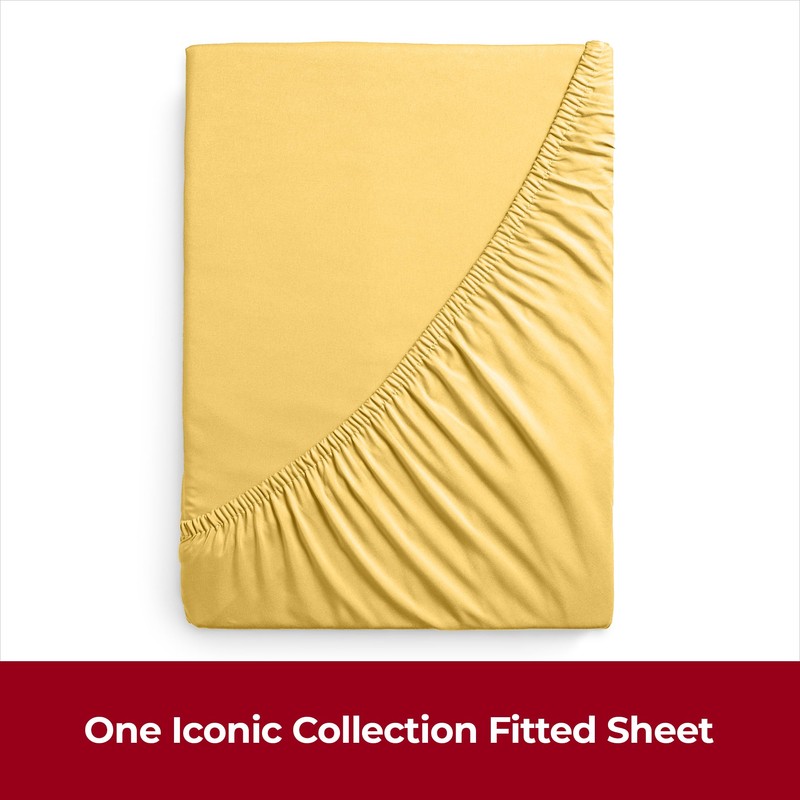 Mellanni King Size Fitted Sheets - All Around Elastic -