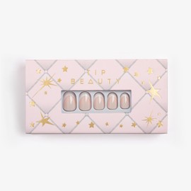 Tip Beauty Short Nails Collections | 28 Faux Nails & Specialized Nail Glue | Quick Drying Professional Salon Quality Glue On Fake Nail Kit | Faux Nails for Women, (Short, Baby Birthday Suit)