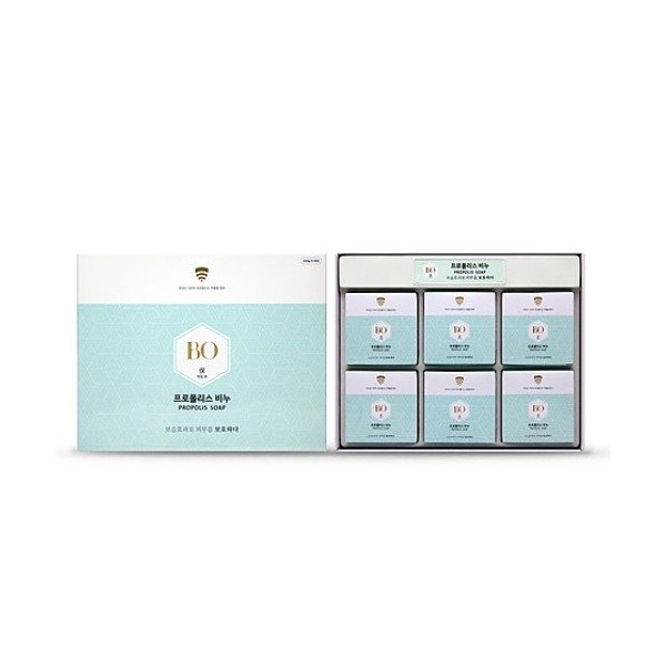 Song Gangdang Korea Beekeeping Propolis Soap 6 packs 1 box 100g*6