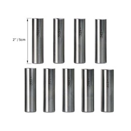 HFS(R) Steel Pin Gage Set Minus M3 with Plastic Case for Carpenters and Home Improvement 0.501-0.625" 125pcs