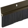 Heavy Duty Brush Door Sweep – 36" Long Brown Draft