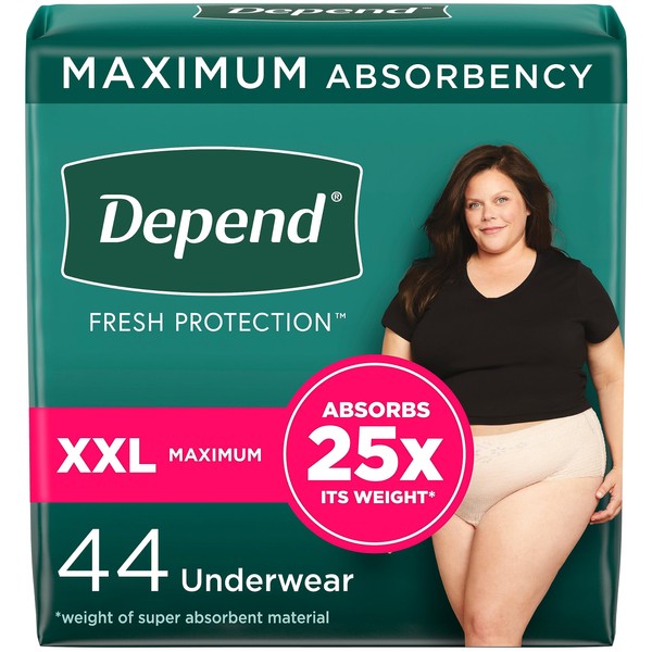 Depend Depend Fresh Protection Adult Incontinence & Postpartum Bladder Leak