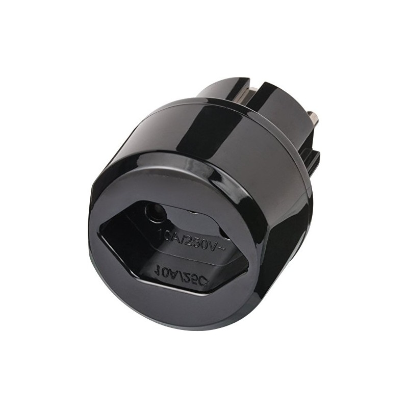 Brennenstuhl CH Travel Adaptor with Protective Contact 10 A 250