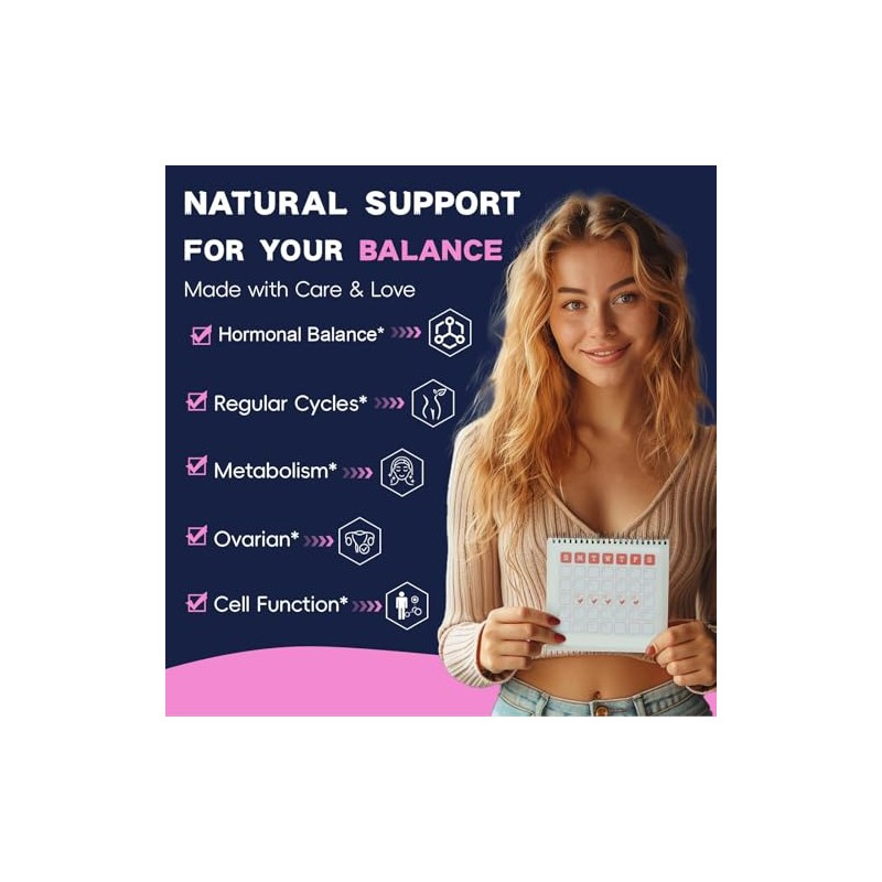 Totaria Suplemento Inositol Mujeres Vitamina Folato Complejo Mioinositol Chiroinositol Proporción