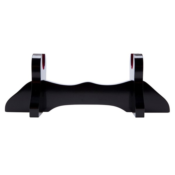 Shadow Cutlery SH9015 Single Sword Stand Premium Piano, Black Finish with Red Felt