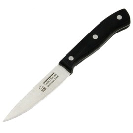 Chef Craft Select Stainless Steel Paring Knife, 4 inch blade 12 inch in length, Black