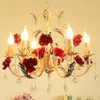 Lamsky Chandelier LED Light Bulbs 40W Equivalent E26 Base,Dimmable 4W