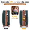 TREATLIFE HOME Lightweight and Expandable 4-Piece Luggage Set with 360-Degree