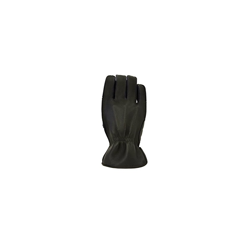 JRP Motorcycle Leather Gloves PDN Black L
