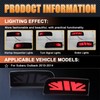 ZDEERAOTO Rear Bumper Reflector Lamp Fog Light DRL Sequential Turn