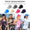 Enwokran Baseball Cap Women's Mesh Quick Drying Ponytail Baseball Cap,