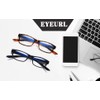 EYEURL 2 Pack Reading Glasses for Women Neck Hanging Blue