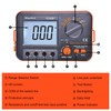 Digital Insulation Resistance Tester Megohmmeter Meter DCV ACV Megohm Meter