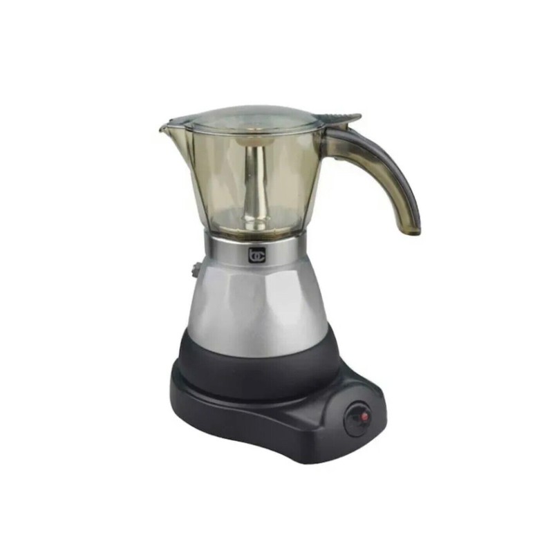Bene Casa Portable Espresso Coffee Maker/Cafetera Portable 3-6CupSilver