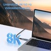 Leehitech 40Gbps USB C Adapter, Type C 4.0 Male to