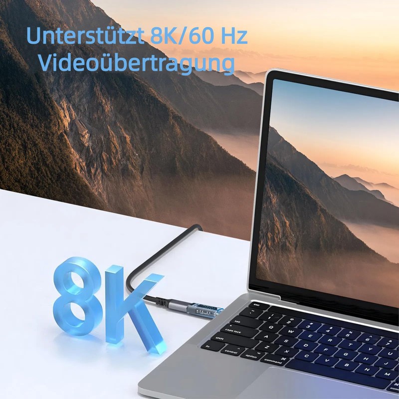 Leehitech 40Gbps USB C Adapter, Type C 4.0 Male to