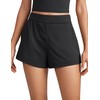 CRZ YOGA 4-Way Stretch Womens Shorts Casual Comfy High Waisted