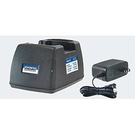 Endura Dual Chemistry Premium 120 VAC Smart Desk Charger for Li-Ion & Li-Po Batteries. Fits: Harris Models 7100P / Unity and XG-100P Series Portable Radios