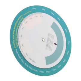 Gatuida Bmi Weight Index Turntable Chart Body Weight Measurement Guide for Males and Females Easy Installation Safe Material for Home Gym Clinic Use