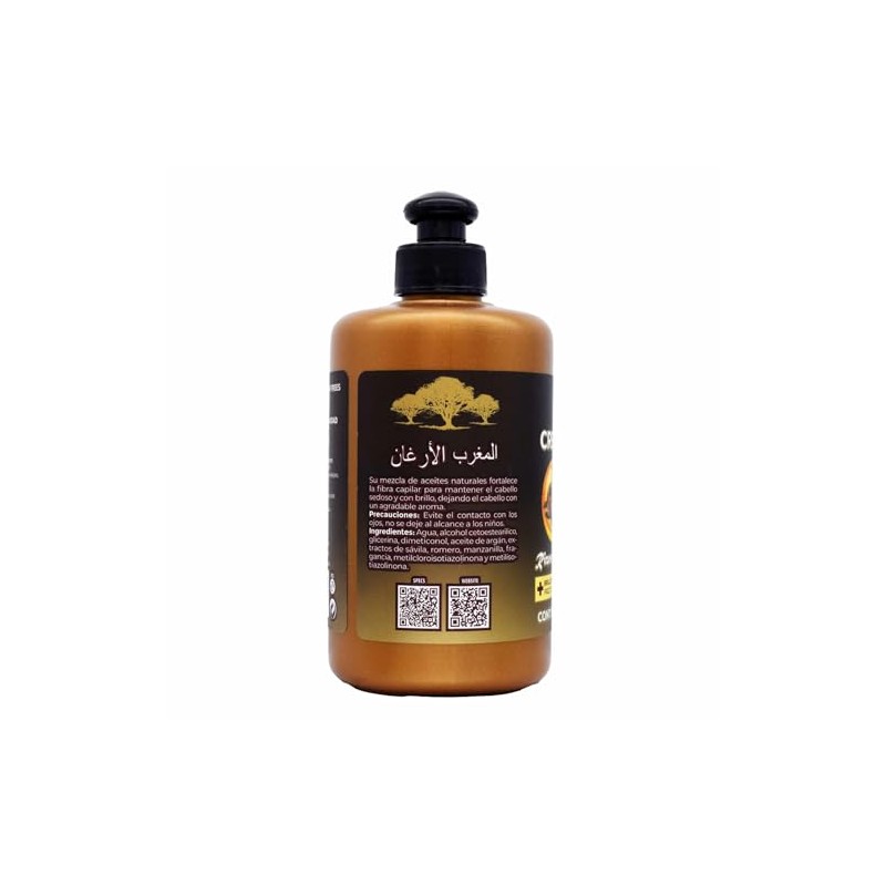 Crema para Peinar con Aceite de Argán, para Rizos y