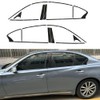 Window Trim Chrome Delete Blackout Overlay Pre-Cut Genuine Vinyl KK
