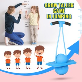 FAHKNS Pogo Stick for Kids Age 5 and Up - Fun Pogo Ball Hopper with Handle, Jumping Toy for Boys & Girls, Outdoor Play Equipment, Safe & Durable Bouncy Pogo