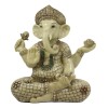 11"H Hindu God Nritya Vinayaka Ganesha Holding Modaka Conch And