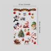 WALPLUS Christmas Window Stickers Clings Xmas Decoration Removable Reusable Double-Sided