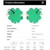 IKANOO St. Patrick's Day Irish Shamrock Sunglasses for Women Men