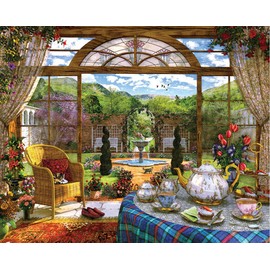 Springbok's 350 Piece Jigsaw Puzzle The Conservatory - Made in USA