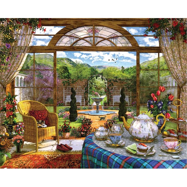 Springbok's 350 Piece Jigsaw Puzzle The Conservatory - Made in USA