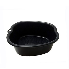 Bañera de pies grande plegable para el baño de pies para el spa, el spa, el masaje de pies, el cubo de baño de pies para remojar pies, uñas de los pies y tobillos, pedicura (negro)