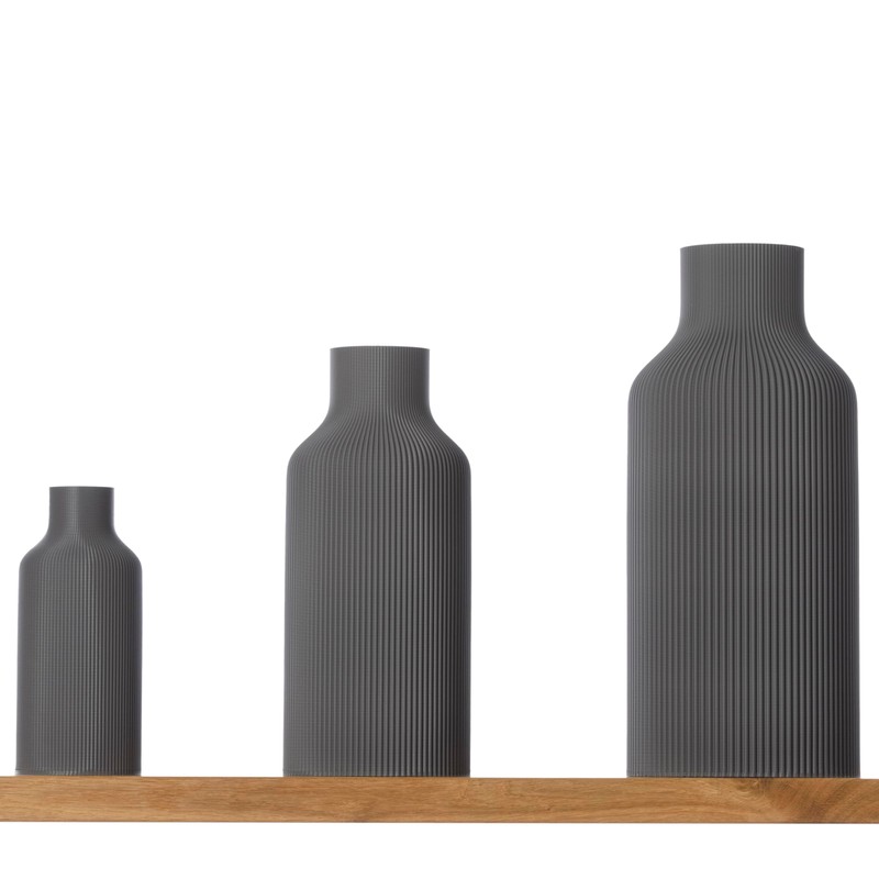 3D Vase Edita Decorative Vase L 30 cm Floor Vase