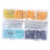 Operitacx 1 Set Drywall Anchor Assortment Kit Self Tapping Screws