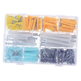 Operitacx 1 Set Drywall Anchor Assortment Kit Self Tapping Screws Expansion Tubes for Secure Fixation Construction Woodworking Metalworking