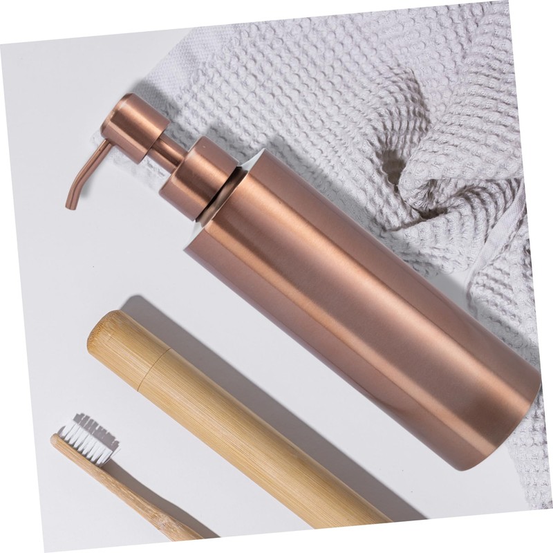 LABRIMP Stainless Steel Soap Dispenser Lotion Dispenser Bottle Household Pump
